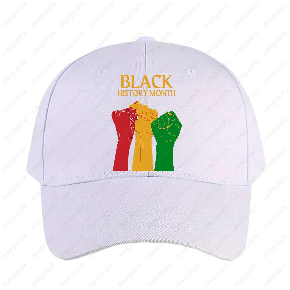 BHM Black History Month Adult Cap Peaked Hat Fashion Casual Adjustable Printed Baseball Caps Trucker Cap