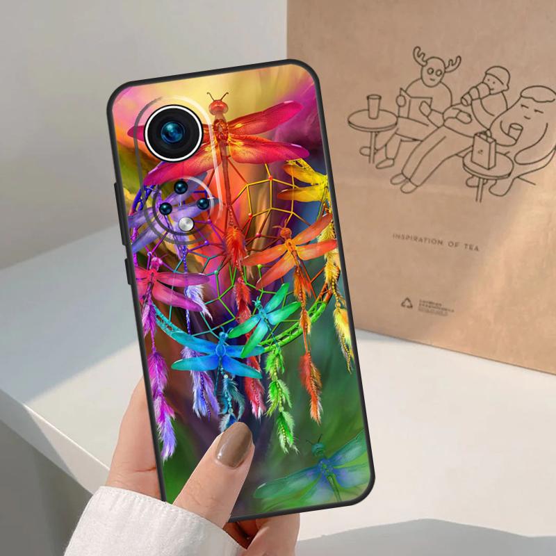 Colorful Dragonfly For Honor Magic 8 Pro 7 6 5 Lite Case For Honor Win RT 200 400 50 70 90 X8b X9a X9b X9c X9d