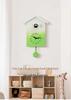 Nordic Style Cuckoo Wall Clock with Hourly Bird Time Announcement - Model T62.