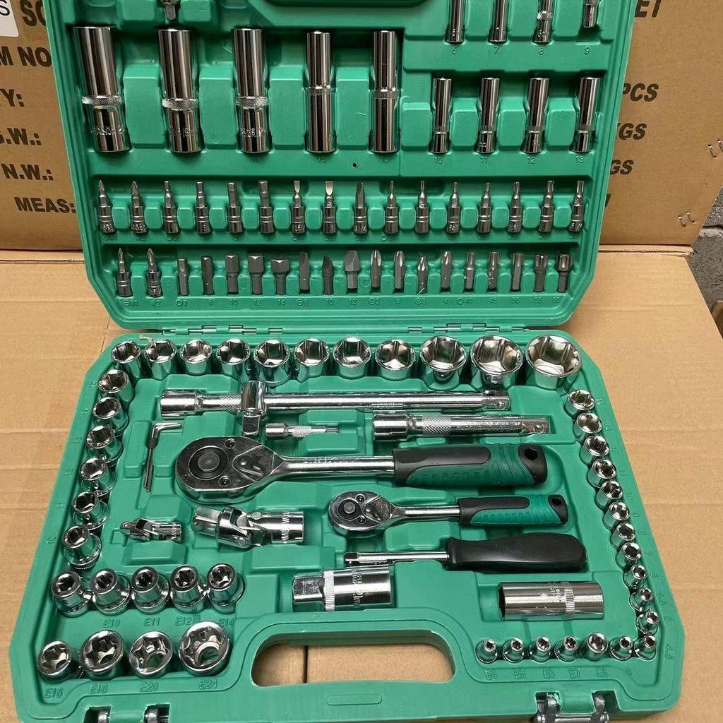 Set de 150 de piese pentru scule de reparații auto – Cheie tubulară și scule combinate