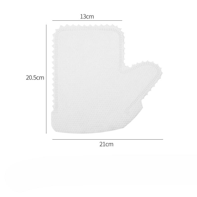 50pcs/pack Cleaning Cloth Gloves Non-woven Fabric Anti-static Keyboard Cleaning Cloth Disposable Household Dust Removal Gloves