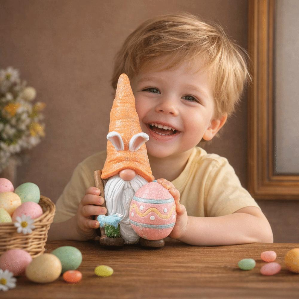 Easter Decor Easter Egg Rabbit Figurine Easter Party Home Garden Decor  Party Decoration