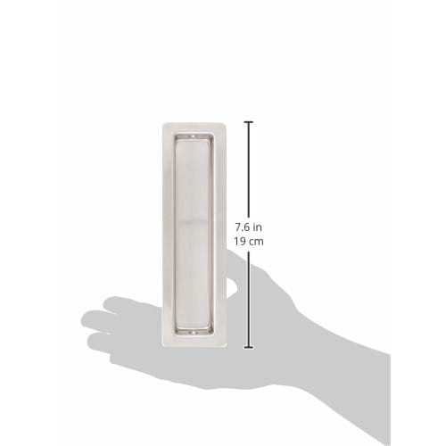 Best 817 Flat Pull Handle, 110mm, Hairline #817-110-1