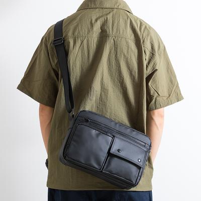 Pánská taška přes rameno ve stylu Cargo All Simple Crossbody taška Módní taška Street Trend Messenger Taška Vodotěsná čtvercová taška