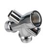 Shower Head Water Splitter Water Separator Adapter One/2" Male Outlet Female Inlet 3 Way Plastic Diverter Bathroom Fittings One Pc