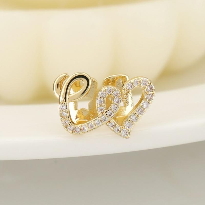 Capac pentru dinți Inimă Dublă din Oțel Inoxidabil Pentru Femei Bărbați Punk Hip Hop Zircon Gol Dragoste Grillz pentru Dinți Bijuterii Accesorii Cuplu