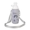 Clear Drink Bottle with Cover - Matilda Gray