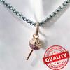 Compact Authentic Copper Horseshoe Skeleton Multi Colored Love Gem Me Decorative Pendant Fit DIY Craft Bracelet Jewelry Necklace Party Matching