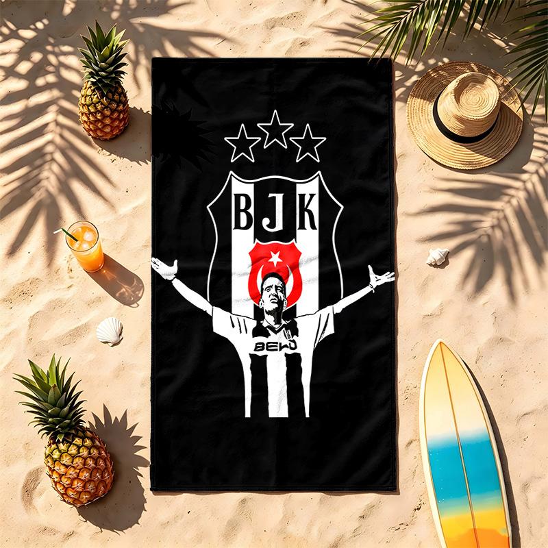 Besiktas JK (14) Thema Strandtuch Sandabweisend Weich Und Bequem Geeignet Für Den Pool Camping Yoga Und Tauchen Ein Reise