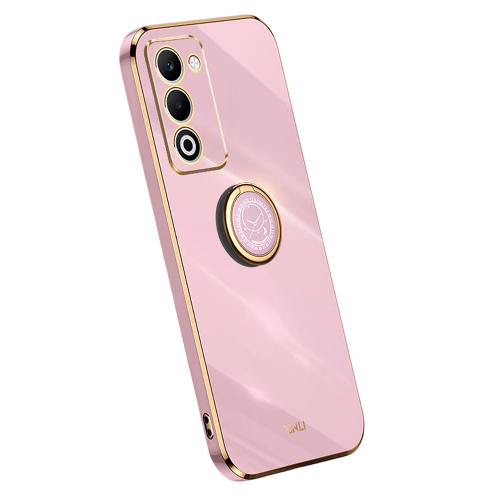 XINLI For Oppo A5 5G/4G Case Ring Kickstand Electroplating TPU Phone Cover