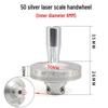Metal Laser Scale Manual Slide Table Tool with Angle Handle Handwheel