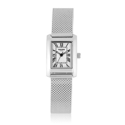 RENOMA Women's Square Mesh Watch RE535LWH