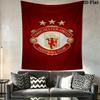 Fearless MUFC CrewWall Hanging Printed Fabric Blanket Decorative Tapestries for Bedroom Living Room Home Decor