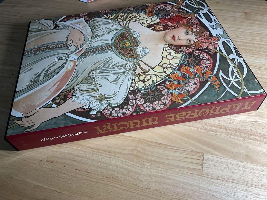 [USED] Alphonse Mucha size A3 extra large book + 3 special framed editions