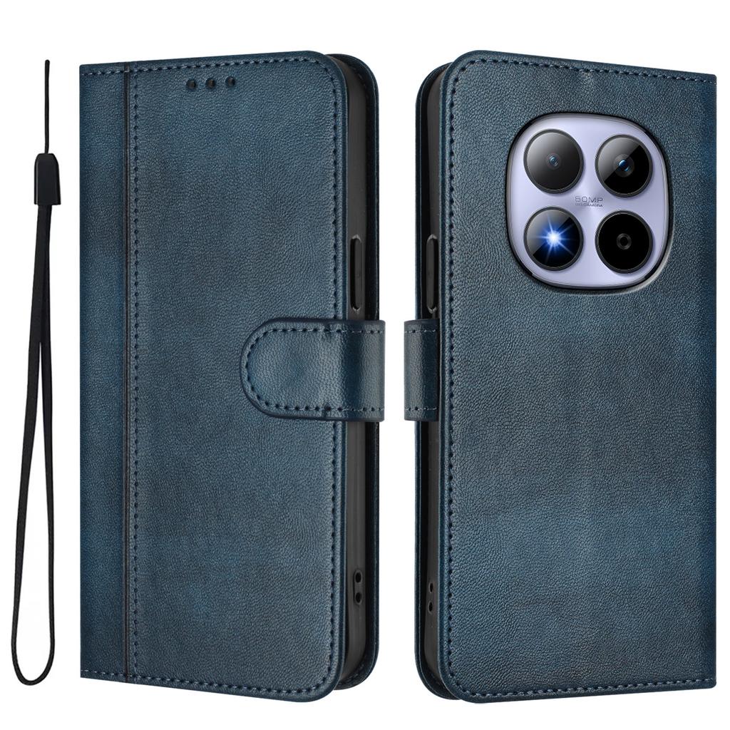 For Xiaomi Redmi Note 15 Pro 5G Cases Wallet Stand Retro Texture Leather Phone Cover with Lanyard