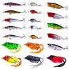 20Lure Set Mixed Rock Small Fat Frog Soft Bait Bionic Bait Bass Pike Special Fishing Essential