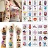 20/40pcs Waterproof Demon Hunter Cartoon Anime Temporary Tattoos Body Art Stickers Toys for Kids K-pop Fans Funny Party Gifts