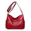 Crossbody Bag For Women With Leather Texture And Multilayer Capacity For Daily Use