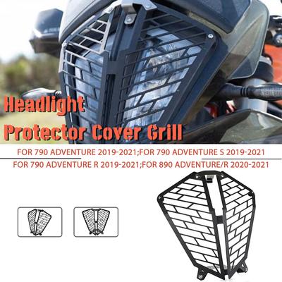 Motorbike Aluminium Grill FOR 390ADVENTURE -2022 Headlight Grille Guard Cover Protection 790 890ADVENTURE S R