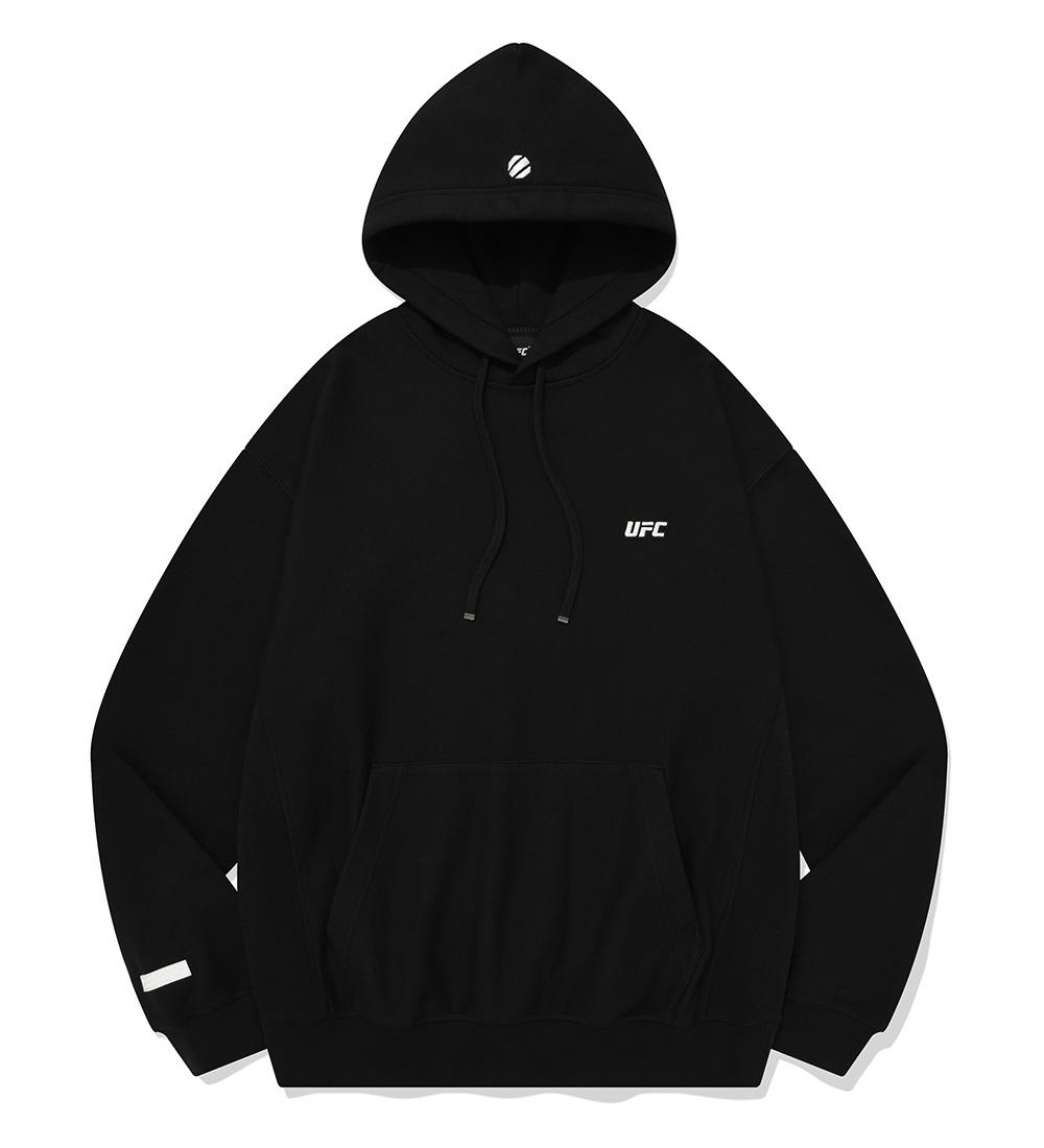 Ufc Sports Ufc Essential+ Relaxed Fit Hoodie Black U2Hdu3301Bk Black/L