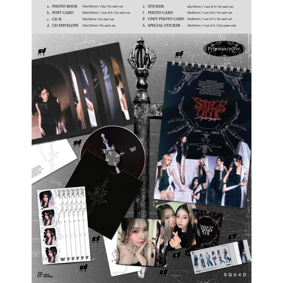 

NMIXX - Fe3O4: STICK OUT / 3rd EP Album Pyromancy ver. (Black)