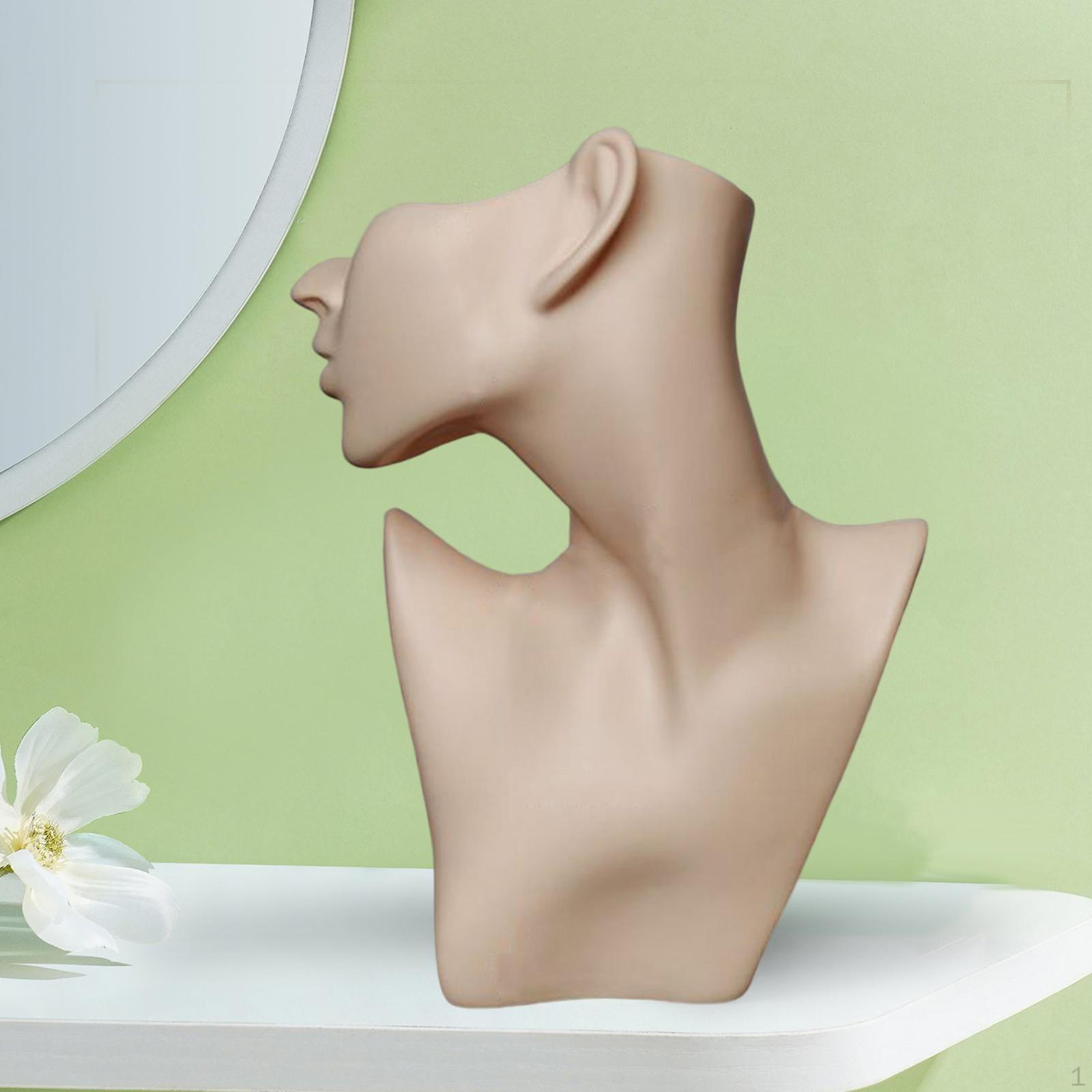 

Креативные ожерелья и серьги, подставки для половины лица, держатель для бюста, органайзер для ювелирных изделий