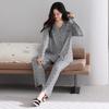 Women's Spring & Autumn Modal Pajama Set: Cardigan, Long Sleeve, Loose Fit, Plus Size