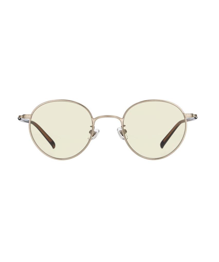 [Zoff] WEB Exclusive STUDIO SEVEN  Boston-style Sunglasses (Gold) Metal Frame UV Protection Sun Protection Men's Women's Stylish Driving Fishing