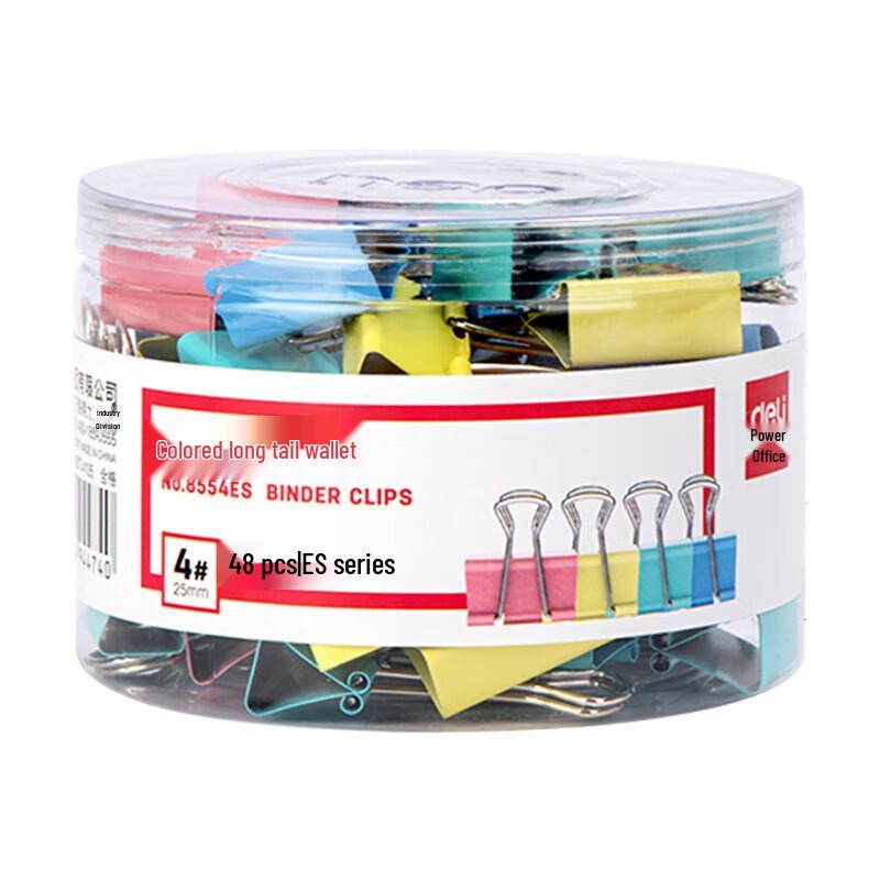Deli Colorful Binder Clips