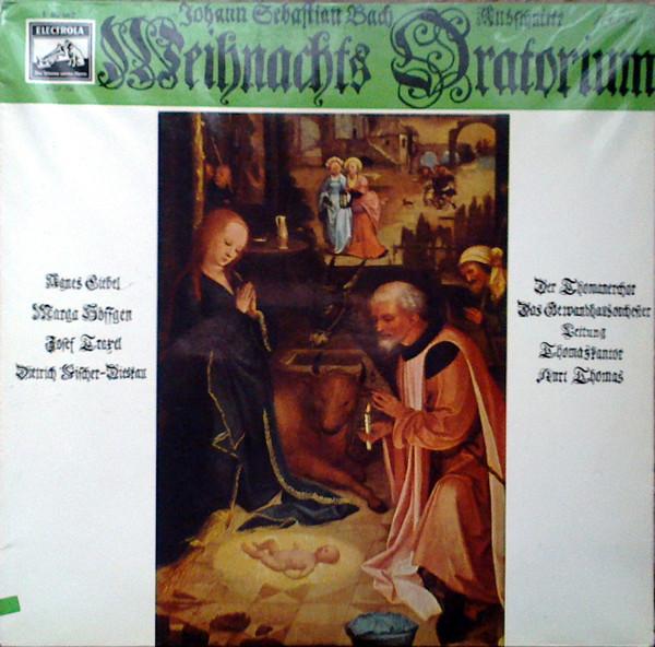 LP Record JOHANN SEBASTIAN BACH Weihnachts Oratorium E80662 Electrola Germany Classical Used