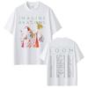 Rock Band Imagine Dragons Loom World Tour 2025 T Shirt Men Women Hip Hop Oversized Tshirts Male Casual Cotton Vintage Tshirt