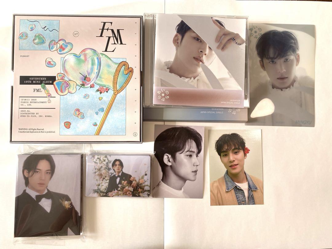 

[USED] Seventeen Mingyu FML. Love s Power CD 2 pieces and clear card set
