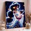 Disney Princess DIY Pearl Diamond Dot Painting Picture Art Crafts Adult Home Decoration Art Diamond Painting 35x45cm Frameless