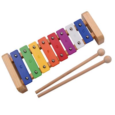 Wood Pine Xylophone 8-Note  C Key Percussion Toddle Kid Musical Toy
