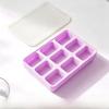 Silicone Ice Cube Tray Removable Lid 6/9 Grids Ice Cube Mold BPA-Free Flexible Chocolate Mold for Cocktail Whiskey