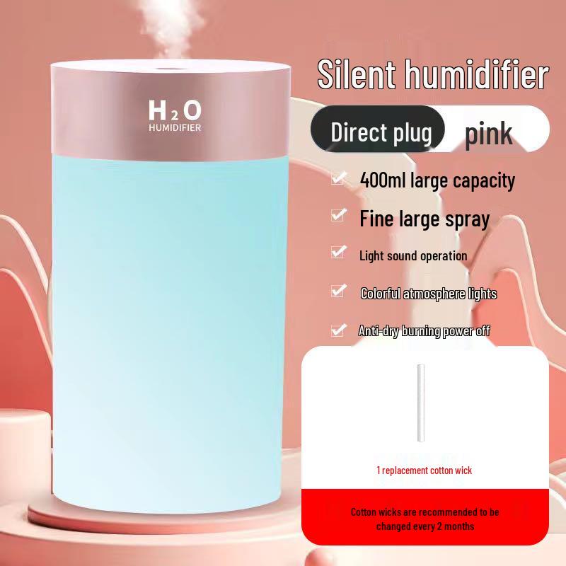 Large Capacity Wireless Humidifier & Air Purifier for Car, Home & Bedroom - Aromatherapy, Dustproof, Hydrating & Moisturizing