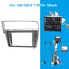For VW GOLF 7 2013+ Car Radio Fascias Panel Dashboard Frame Installation GPS Android Multimedia Player Cable With Canbus