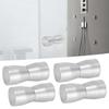 4pcs Glass Door Handles Stainless Steel Pull Knobs Replacement for Home Bathroom Office