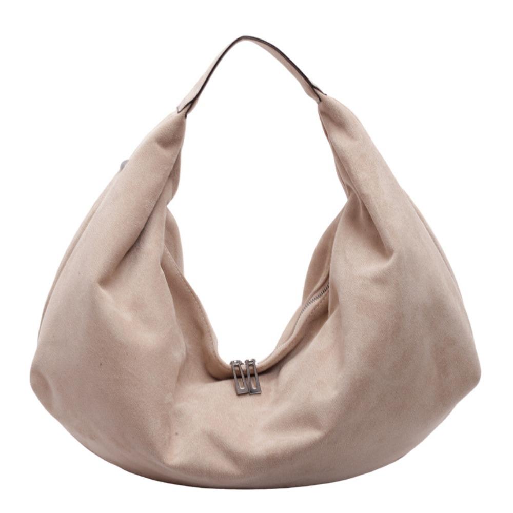 Handbag Hobo Bag Solid Color Ladies Crescent Bag Waterproof Tote Bag  Holiday