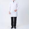 Medical Student White Lab Coat with Elastic Cuffs Skin-friendly Design for Hospital Scientist School