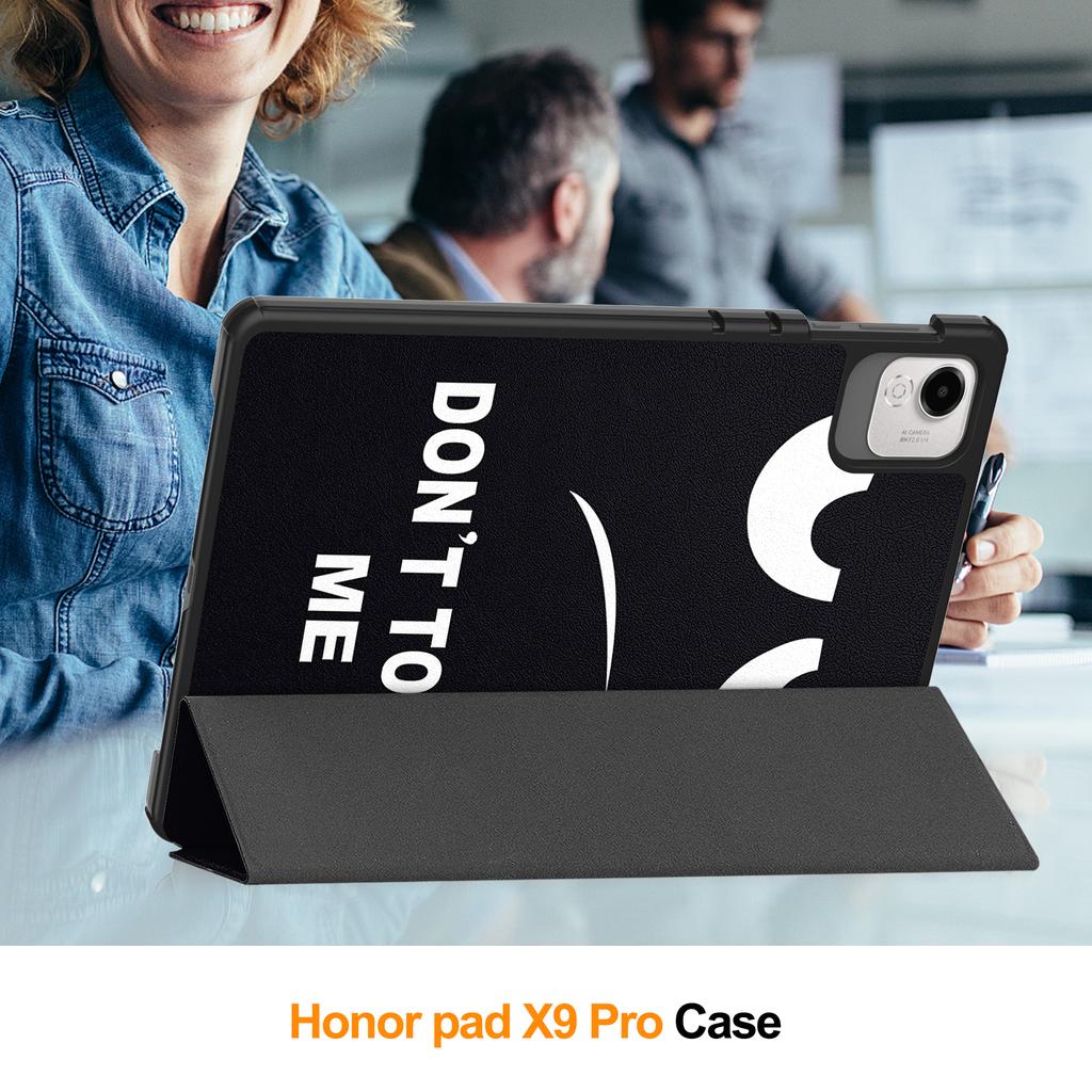 For Honor Pad X9a Case Pattern Print Leather Stand Tablet Cover