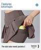 Antibacterial Pleated Athletic Skirt: Nude Feel, Quick-Dry, Anti-Exposure, Yoga, Golf, Tennis