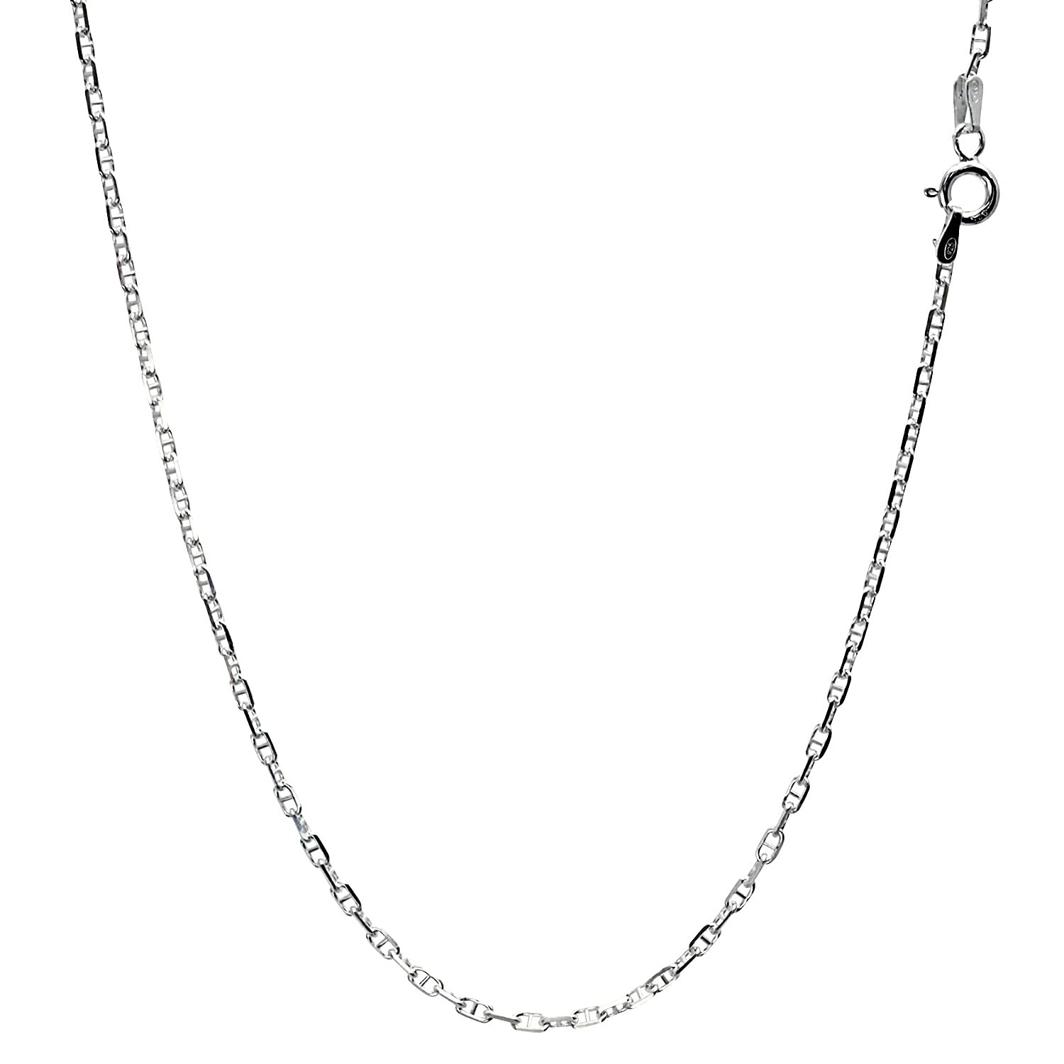 

Sears Anchor Chain Necklace, Silver 925, 2.3mm Wide, 60cm