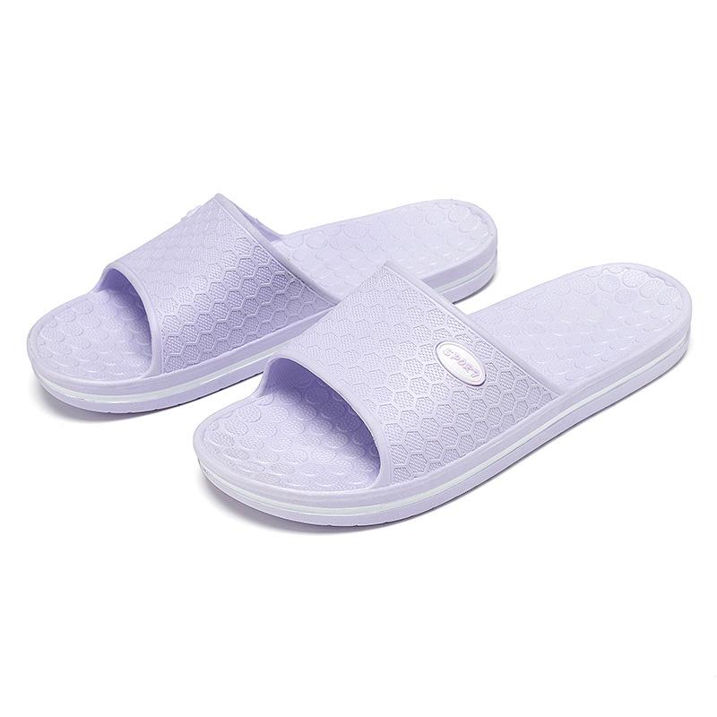 

Summer one-word drag women s soft-soled indoor bathroom bath sandals Korean version lightweight home cool slippers women s distribution 38