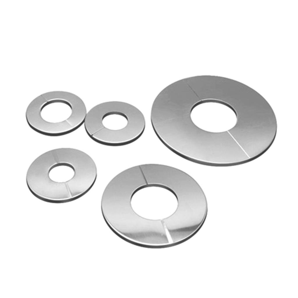 Wall Split Flange Stainless Steel Round Escutcheon Plate Water Pipe Wall Covers Fit for Kitchen Faucets Sinks Toilets