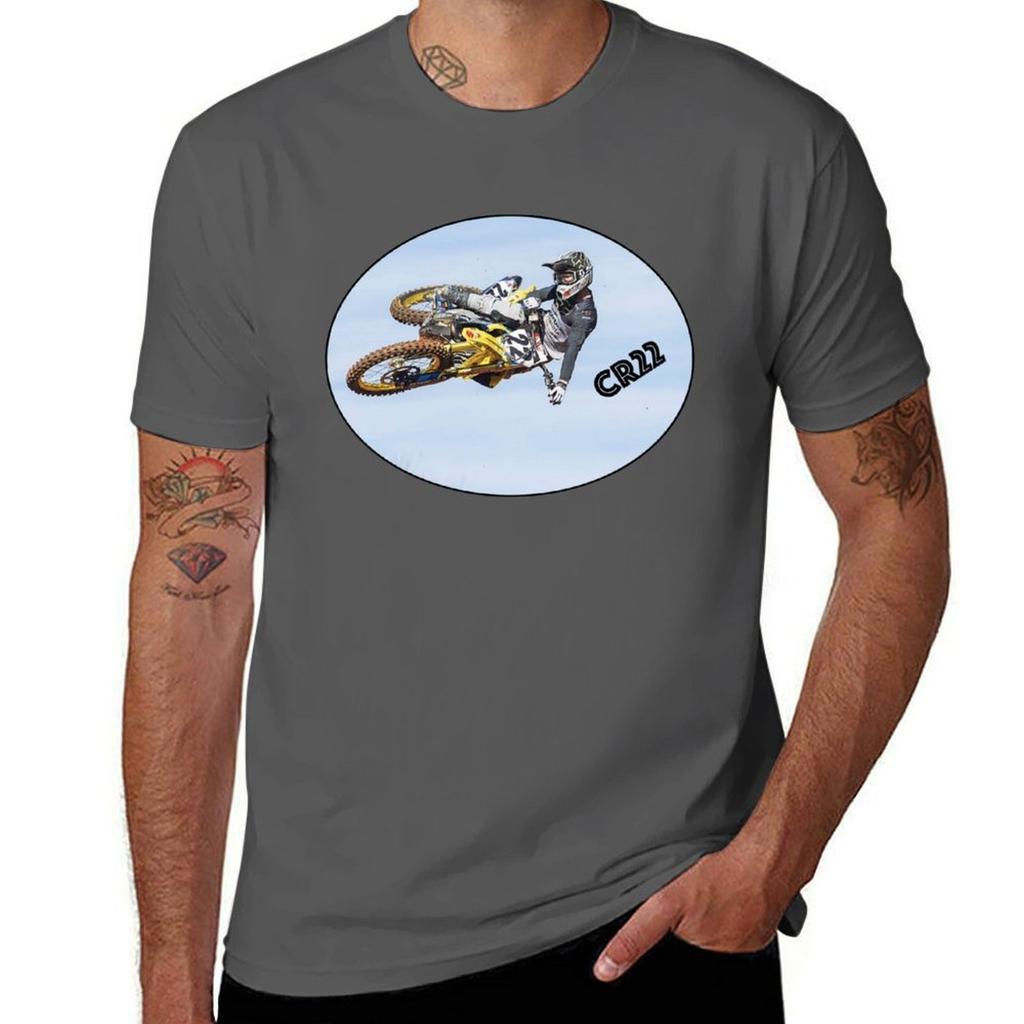 Chad Reed 22 Tshirt Big Size Short Sleeve Casual Top