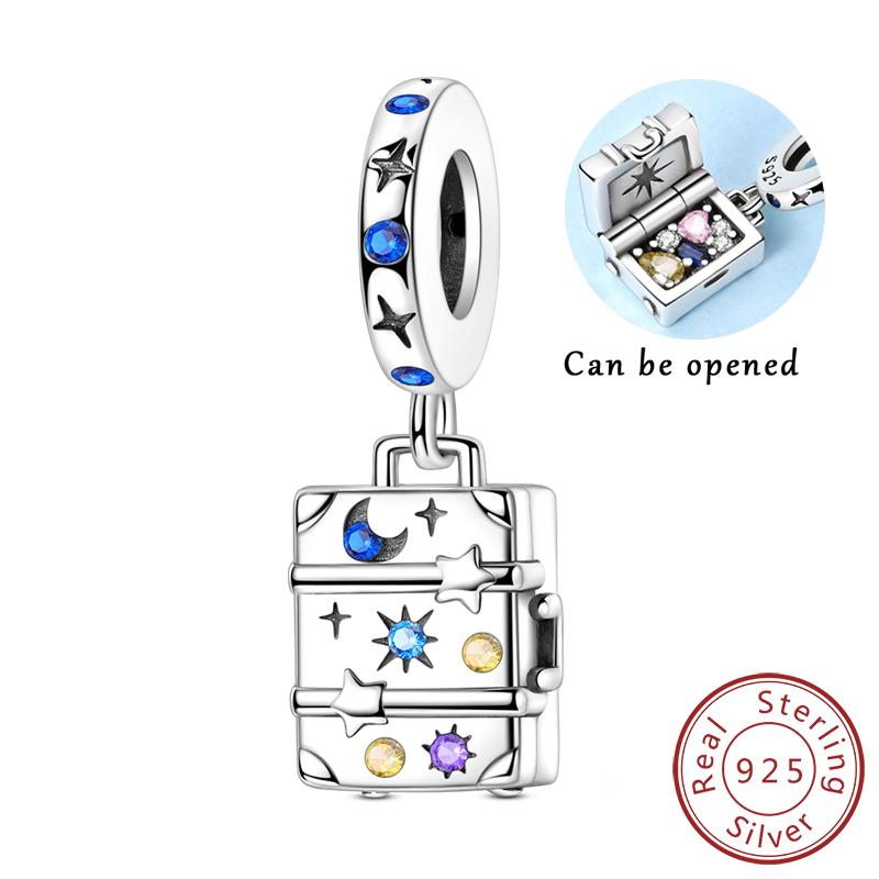 Original Charms Beads Pendant Copper Red Polka Dot Doll Charms Fit Bracelet Necklace Pendant For Women Jewelry Gift