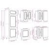 14 Piece Kitchen Cabinet Set Kalmar Black Wood Based Panel