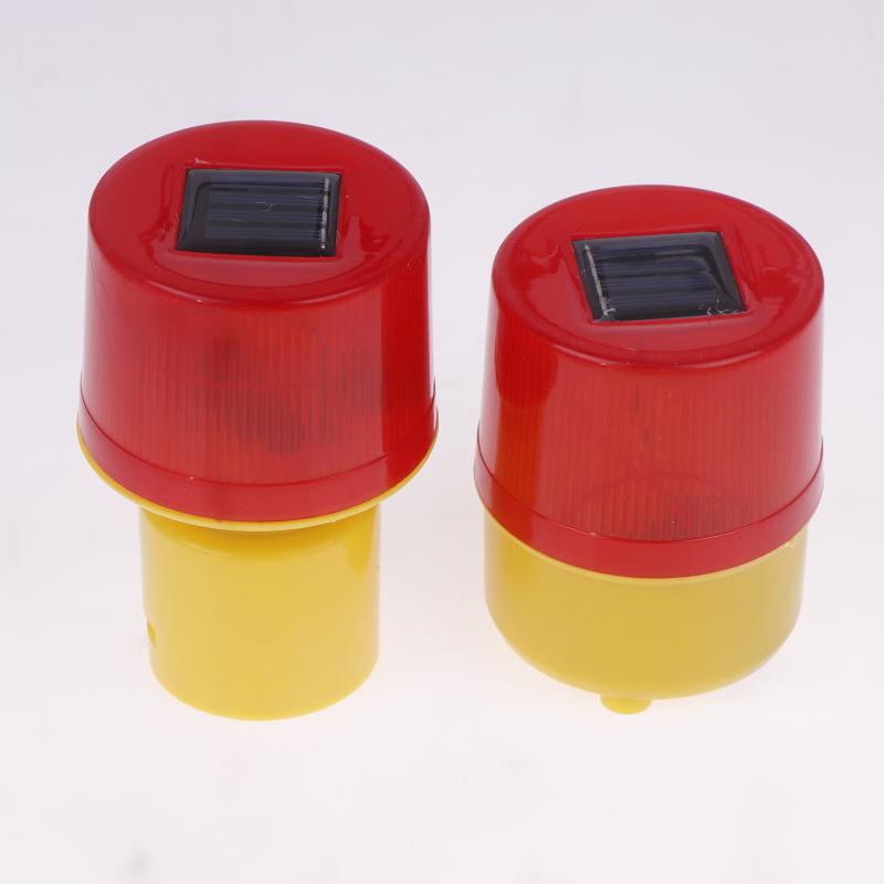 1 Pezzo Torre Faro Traffico Solare Gru Faro di Avvertimento Solare LED Luce di Emergenza Lampadina LED Lampada Cantiere Porto Strada Lampada di Allarme