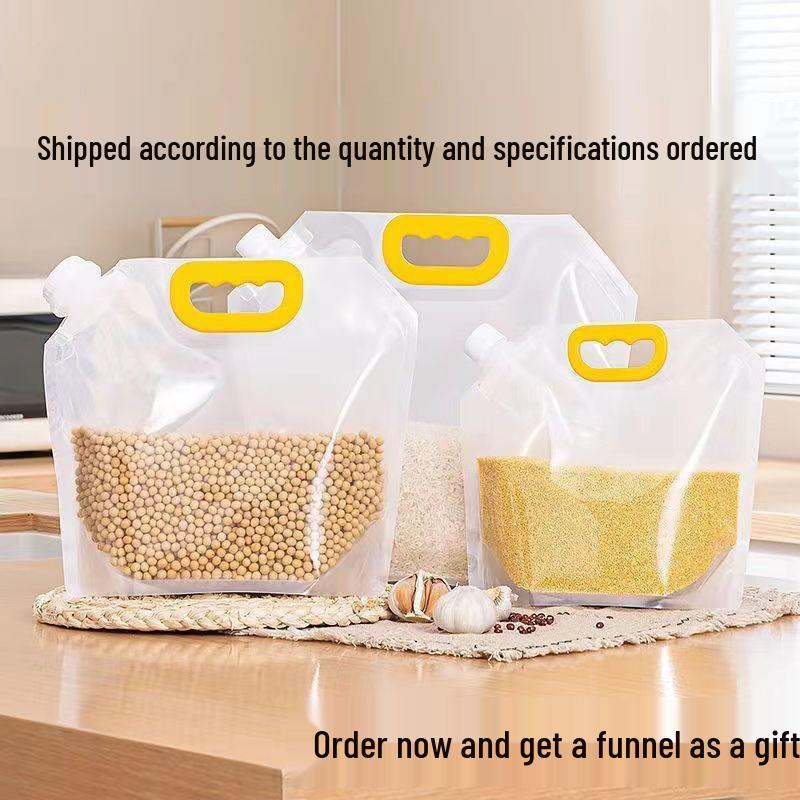 Герметичный контейнер для хранения цельного зерна – Утолщенная банка для риса и зерна